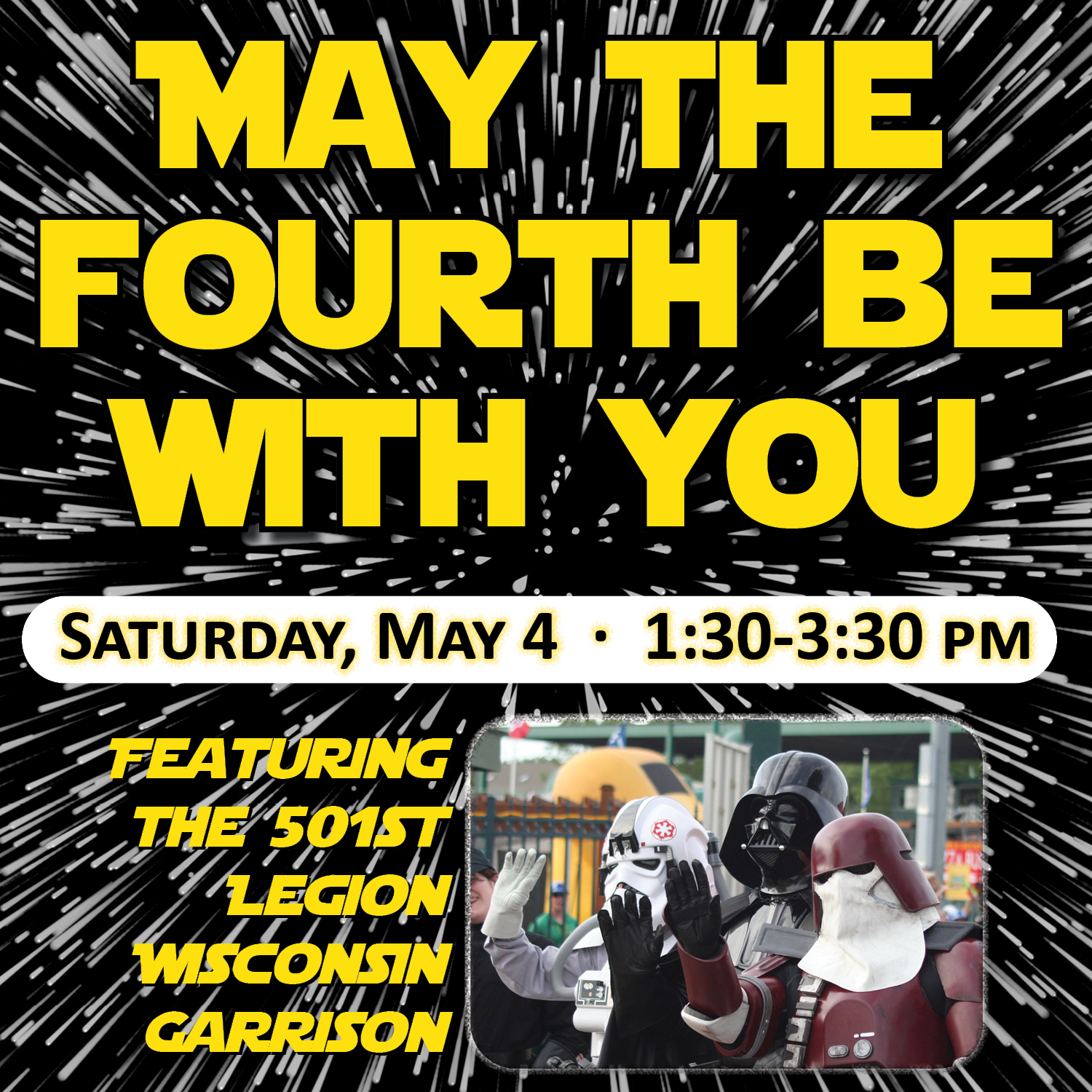 Go on a galactic adventure with May the Fourth at the Fond du Lac Public Library