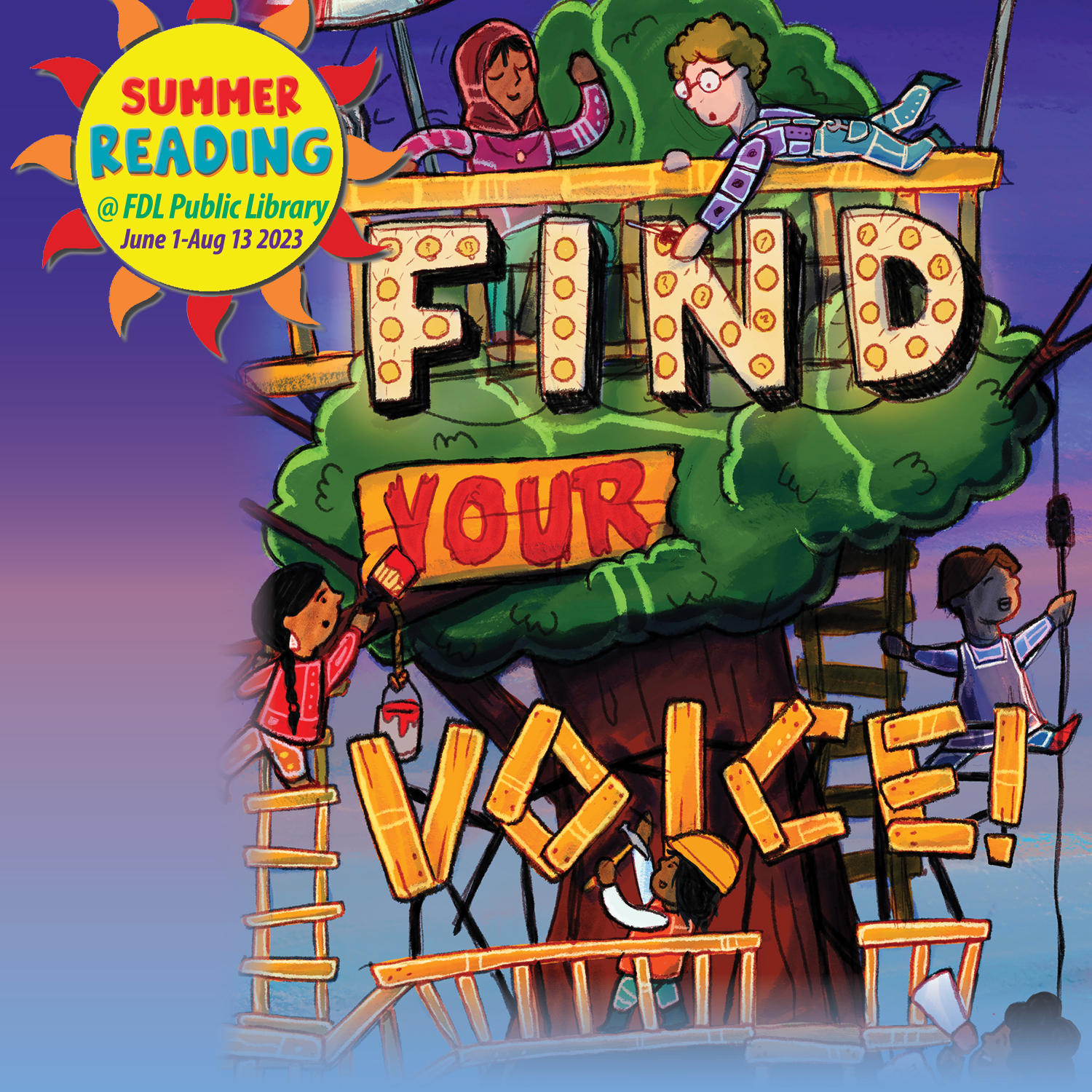 Find Your Voice with the FDL Public Library as Summer Reading begins