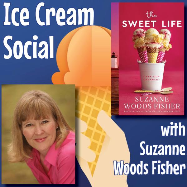Enjoy ice cream while hearing about its history with author Suzanne Woods Fisher