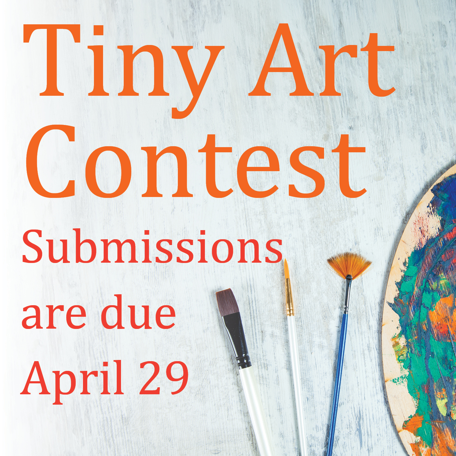 Artists of all ages are invited to create a mini-masterpiece for the FDL Public Library’s Tiny Art Contest