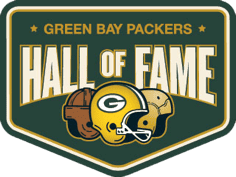 Logo that says Green Bay Packers Hall of Fame