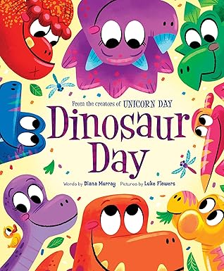 A book cover for Dinosaur Day